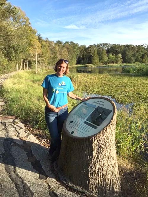 Amanda Hughes of Interpretive Insights at Creekfield Lake Nature Trail