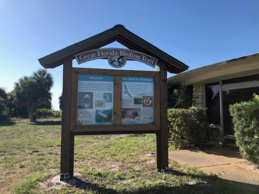 interpretive signage at George Ranch Historical Park